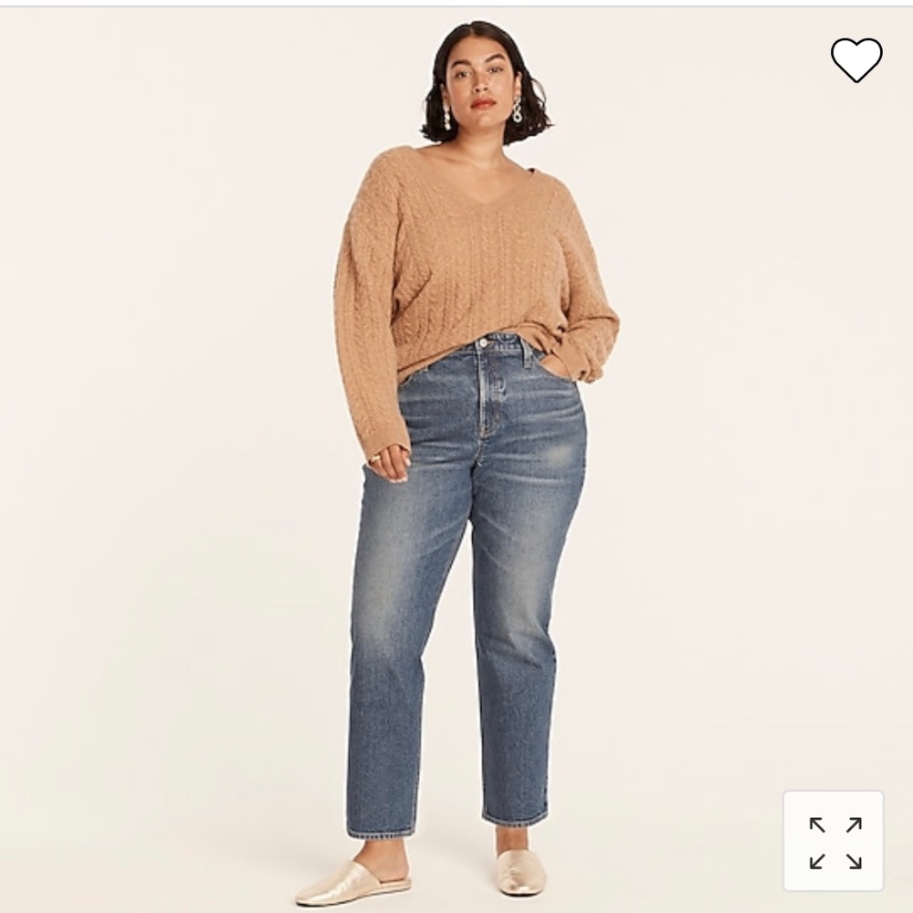 J Crew Curvy full-length '90s classic straight jean NWT